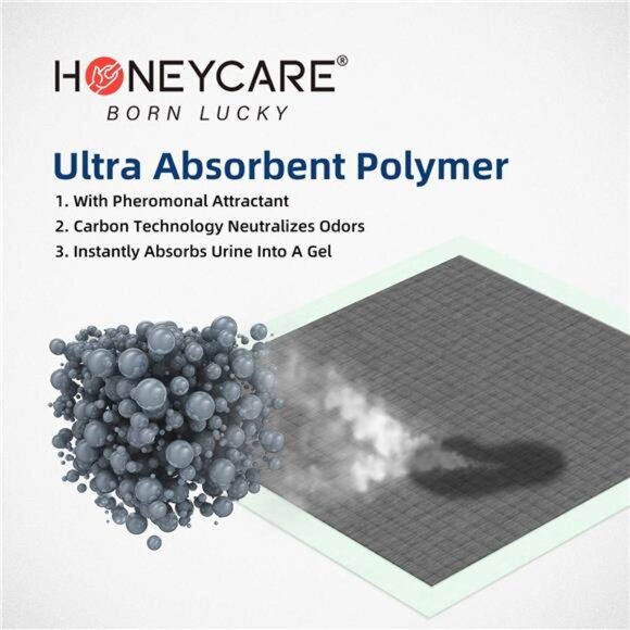 All-Absorb Puppy Training Pads | Doggie Potty Pads Absorb Eliminating Urine Odor - Picture 2 of 7